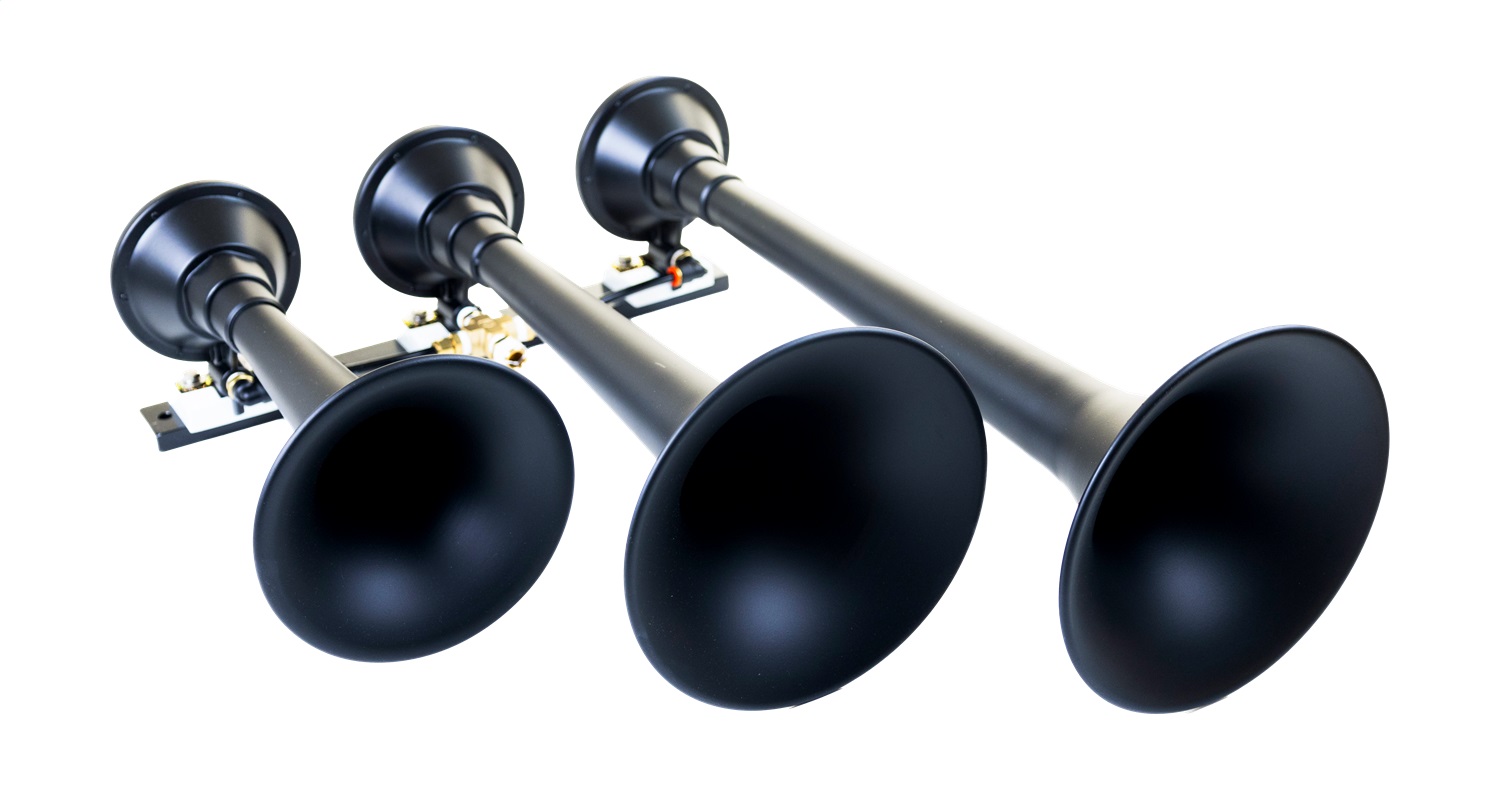 Kleinn Automotive Air Horns 730 Black Triple Horn