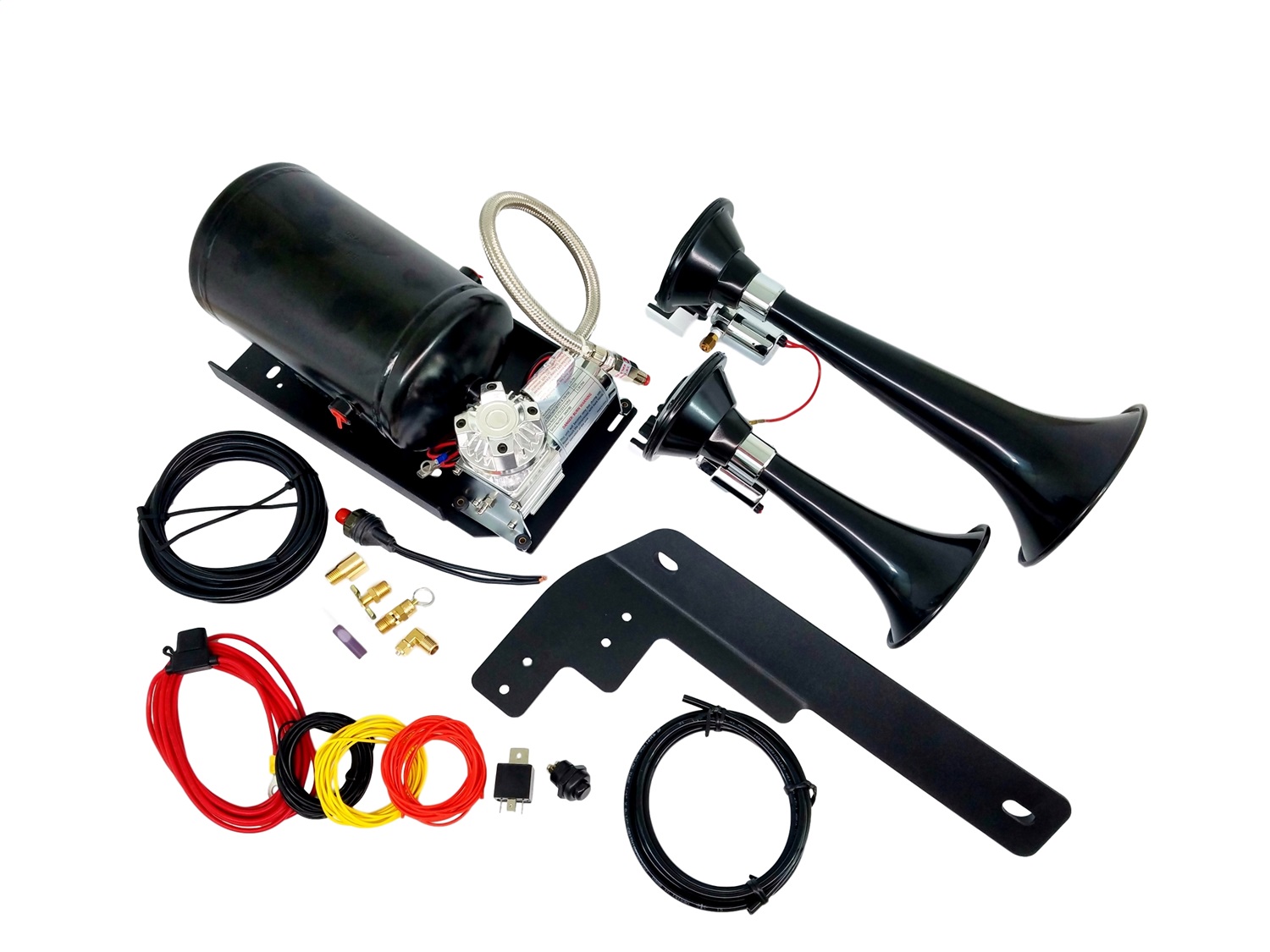 Kleinn Automotive Air Horns GMTRK1 Underhood Train Horn System VIBE