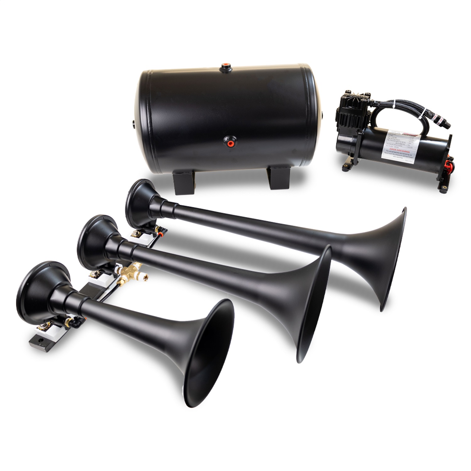 Kleinn Automotive Air Horns HK9 Pro Blaster Triple Horn Kit