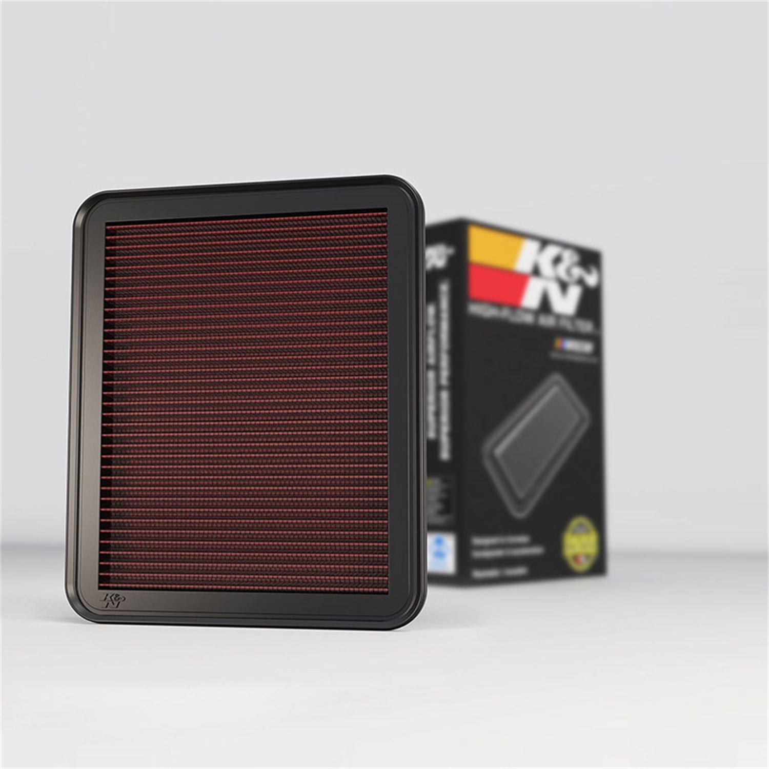 K&N Engine Air Filter, Washable And Reusable: 2005-2012 Chevy/Buick/Cadillac /Pontiac (Malibu, Equinox, Lucerne, DTS, G6, Torrent) 33-2296, Heather Red, Air Filters - Canada