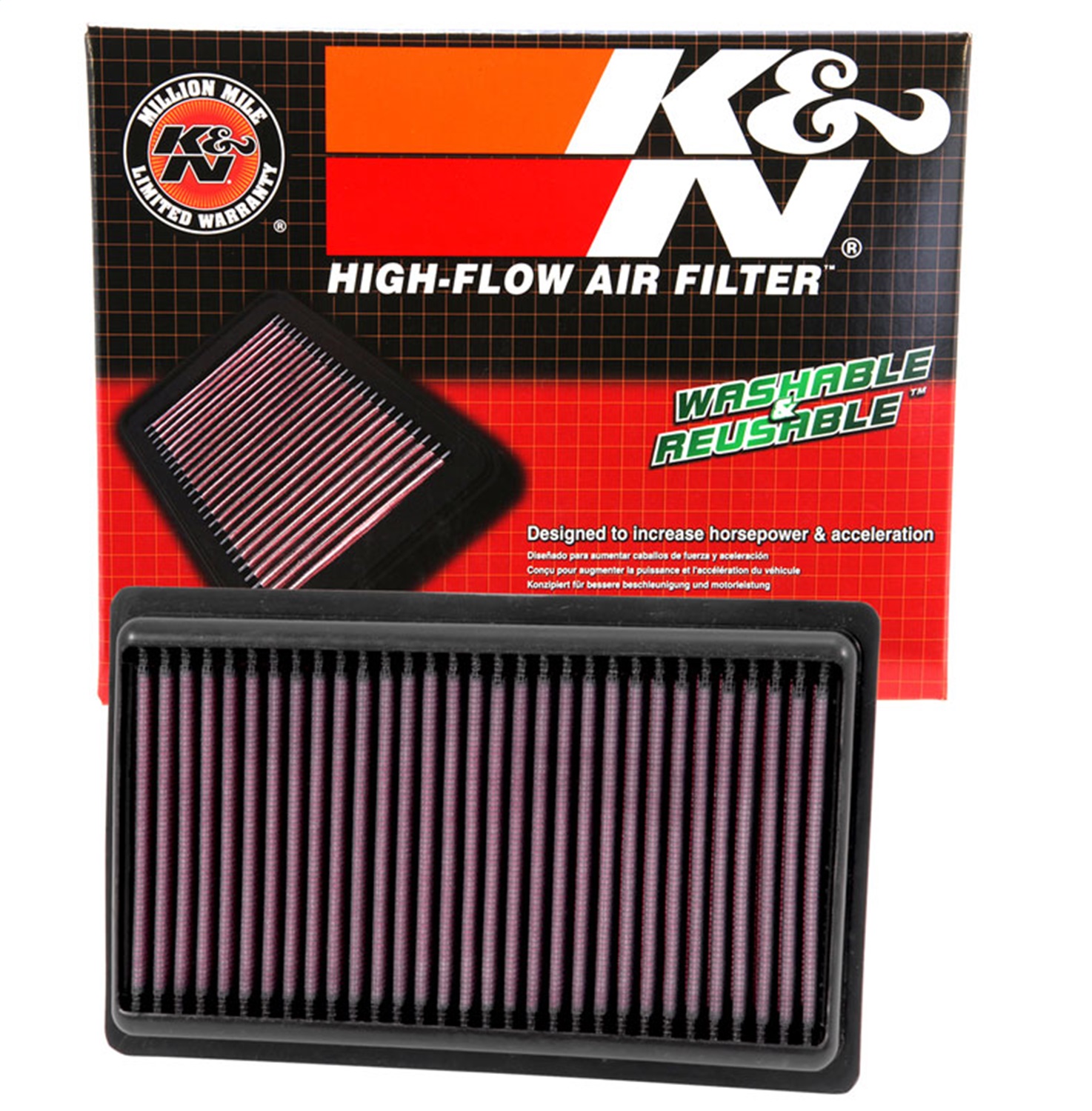 K&N Filters For 20142018 Infiniti Q50 Air Filter Heather Red eBay