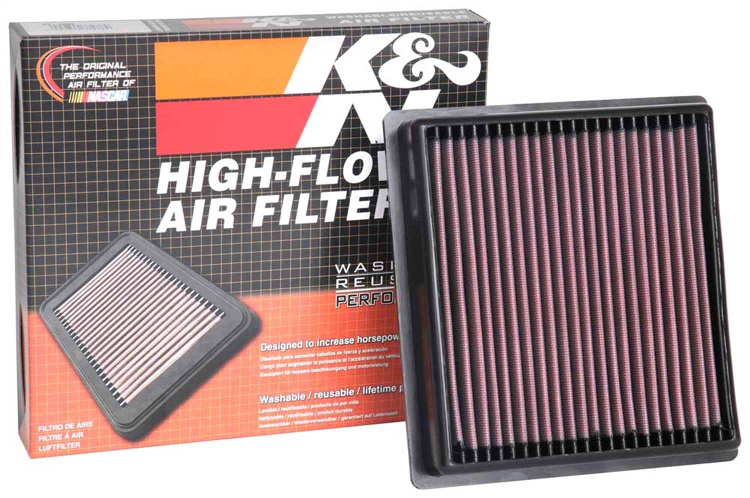 K/&N Filters 33-2008-1 Air Filter Fits 85-92 Camaro