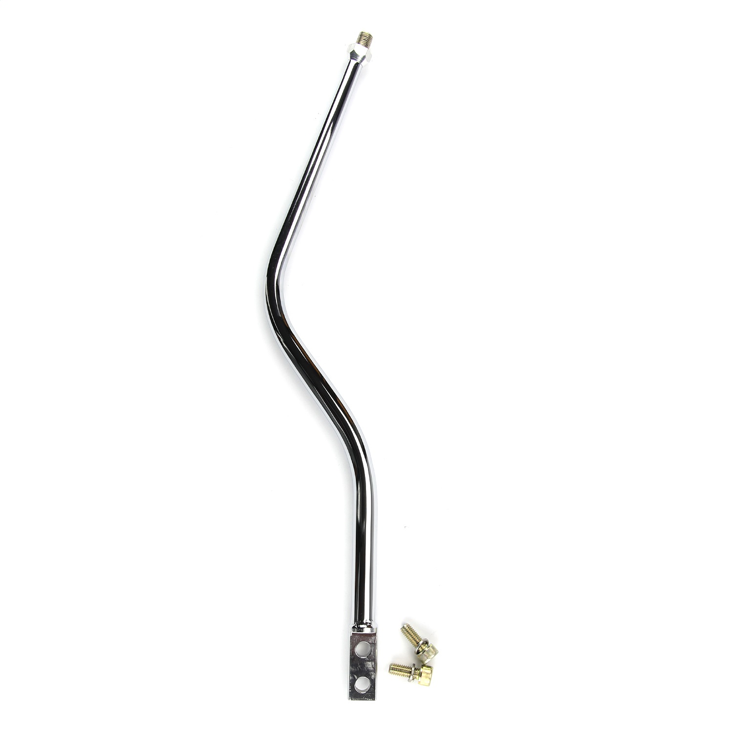 Lokar 16" Double Bend Chrome Shift Lever (Fits Tremec TKO Transmissions)