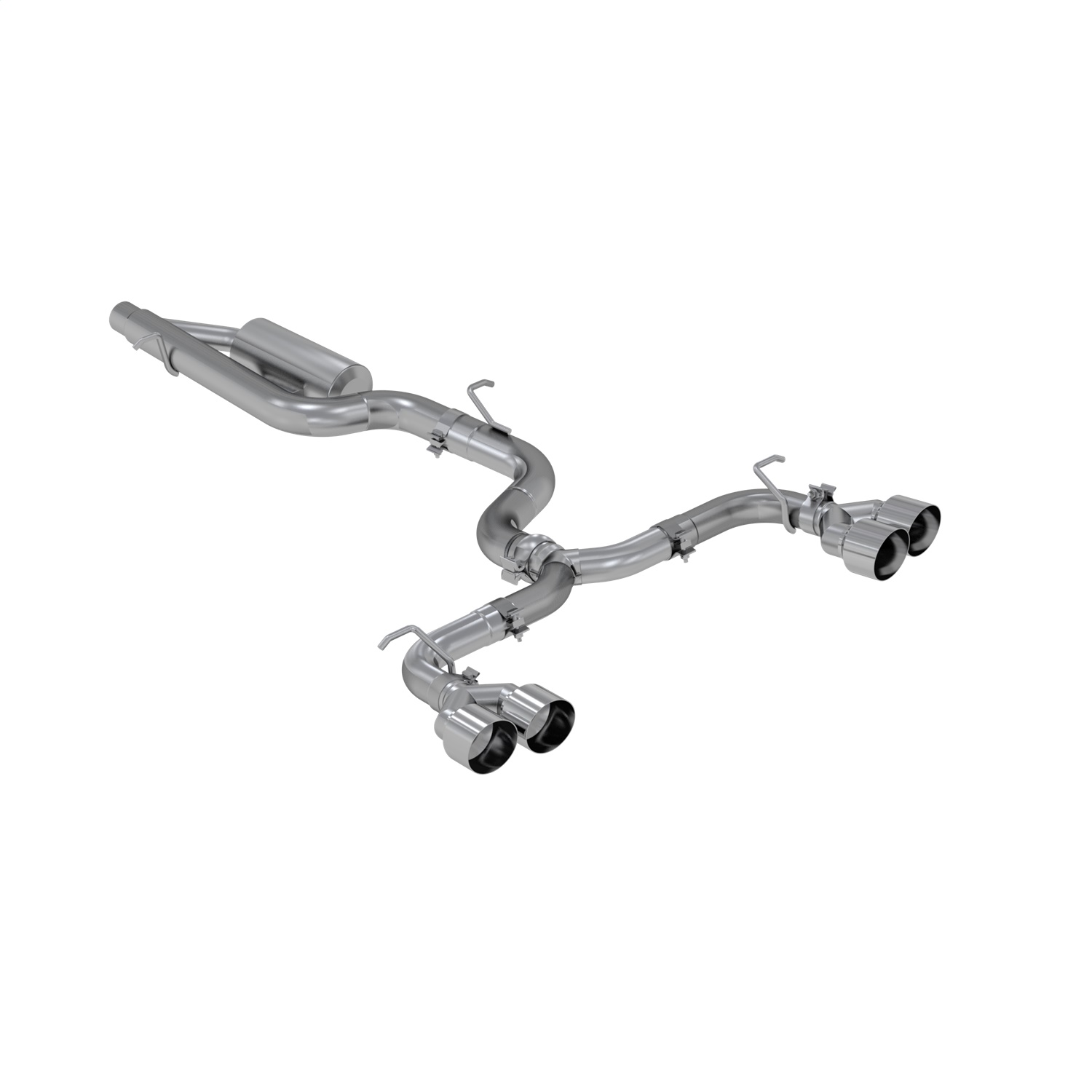MBRP for 15-19 VW Golf R 3in Cat Back Single Exit Exhaust Pro Series w/ Valve