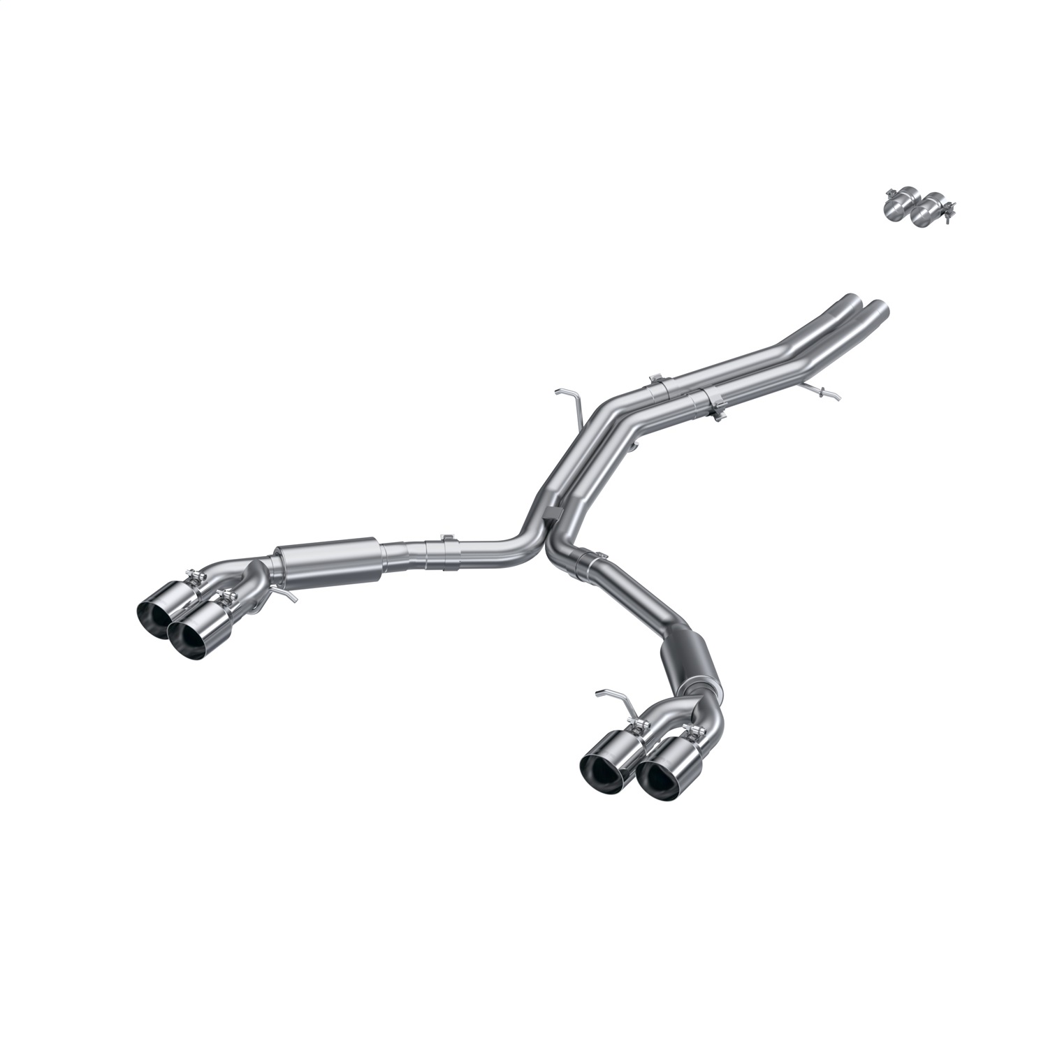 MBRP Exhaust S4607304 Armor Pro Cat Back Exhaust System Fits 18-24 S4 S5