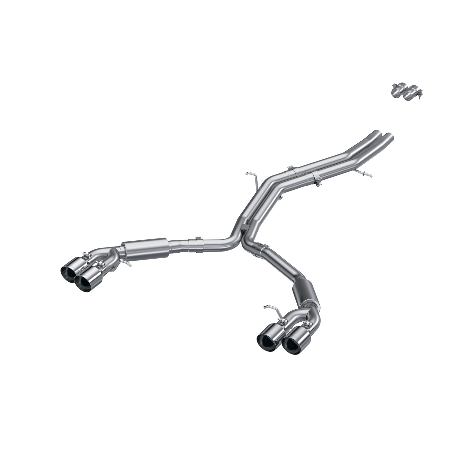 MBRP Exhaust S4607304 Armor Pro Cat Back Exhaust System Fits 18-25 S4 S5