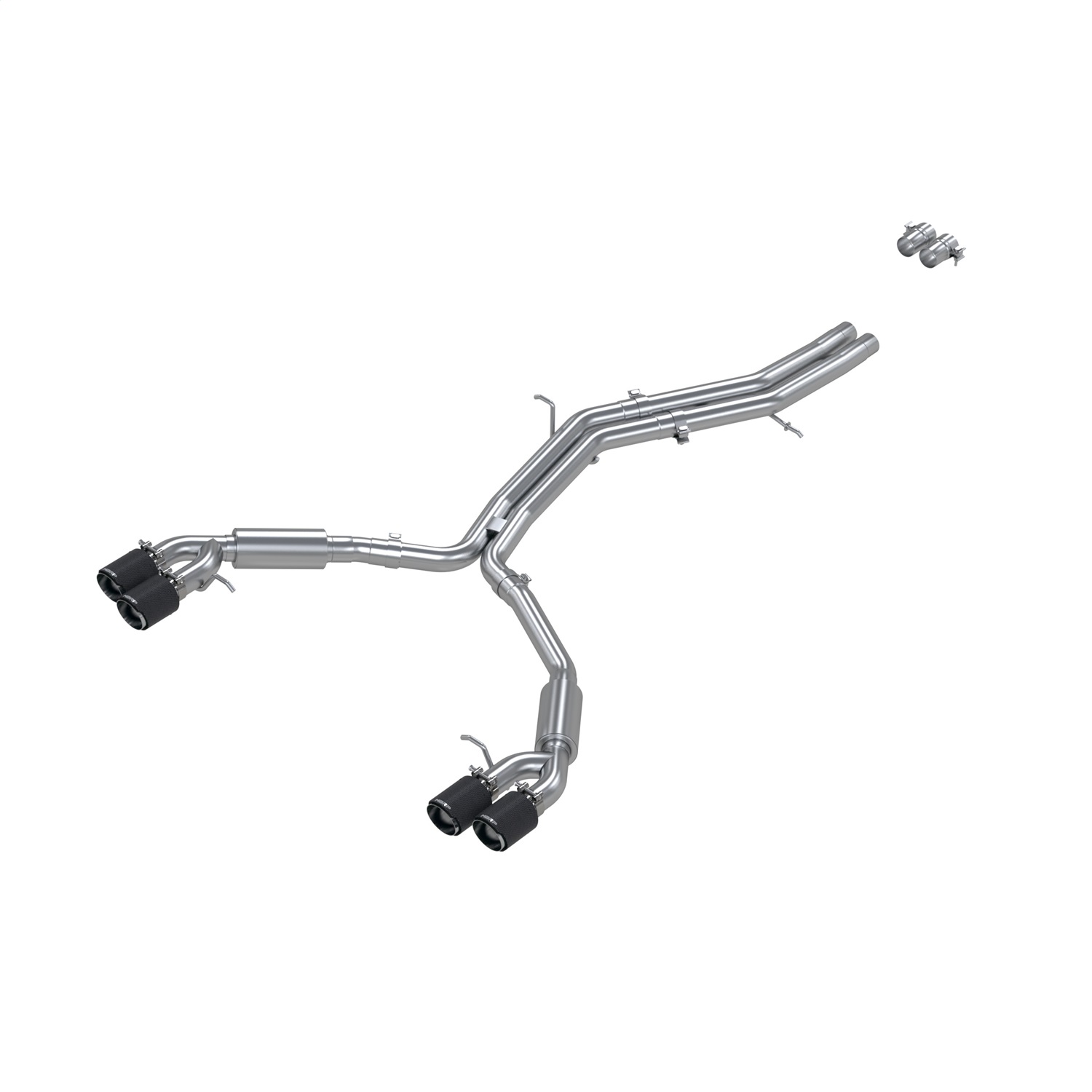 MBRP Exhaust S46073CF Armor Pro Cat Back Exhaust System Fits 18-24 S4 S5