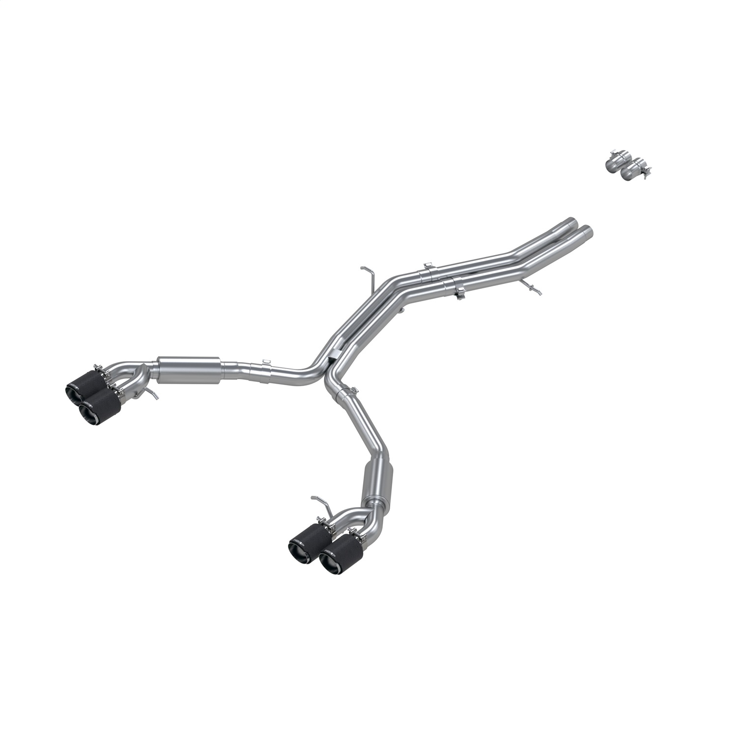 MBRP Exhaust S46073CF Armor Pro Cat Back Exhaust System Fits 18-25 S4 S5