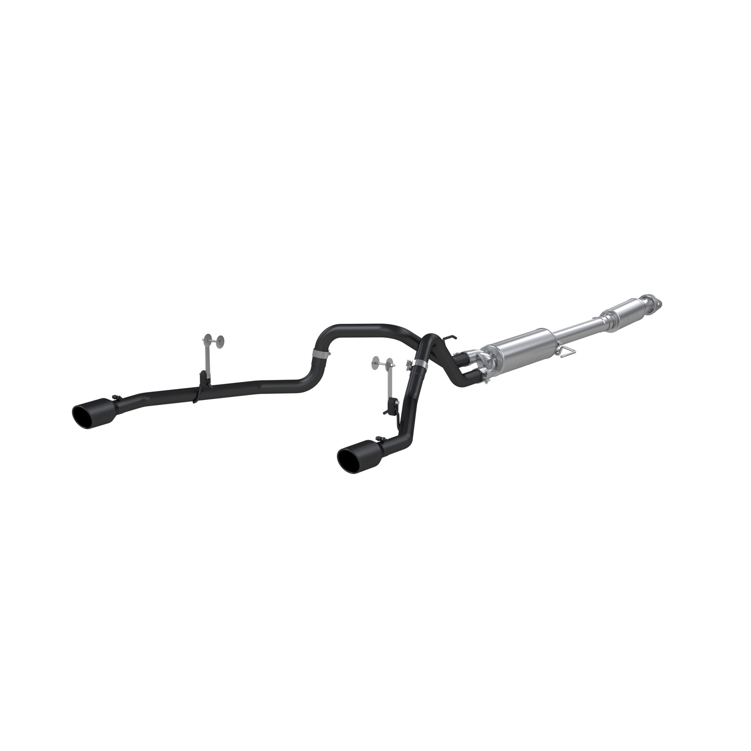MBRP Exhaust S5215BLK Armor BLK Cat Back Exhaust System Fits 21-25 F-150