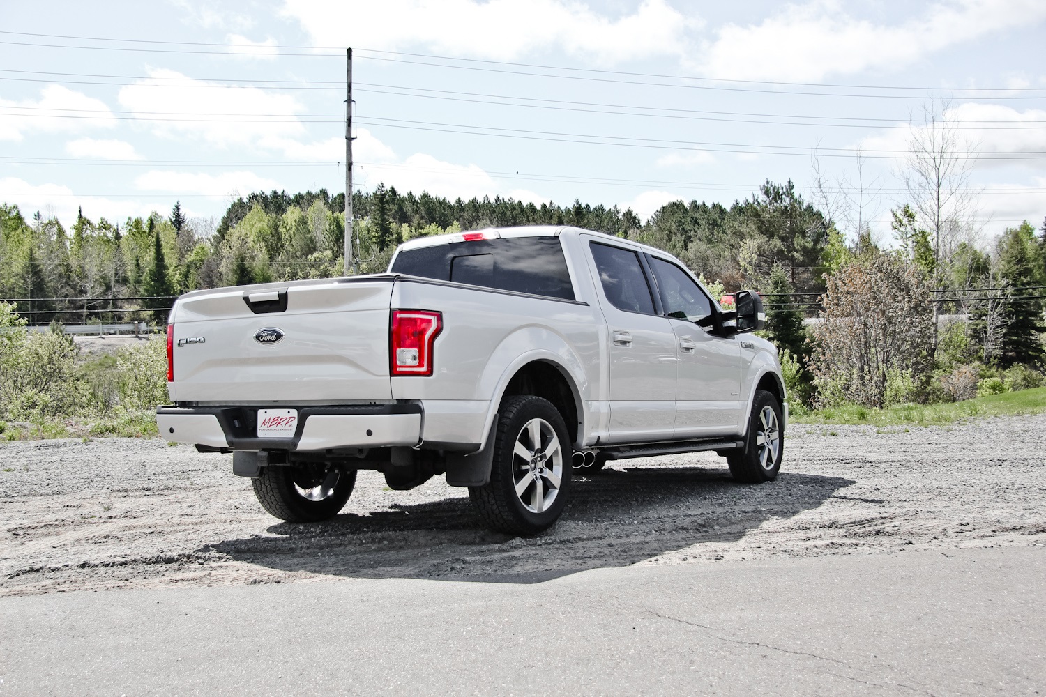 MBRP S5262AL Exhaust System Cat Back 2015 - UP Ford F150 Excluding Reg Cab Short Box 3, Pre-Axle Dual Outlet