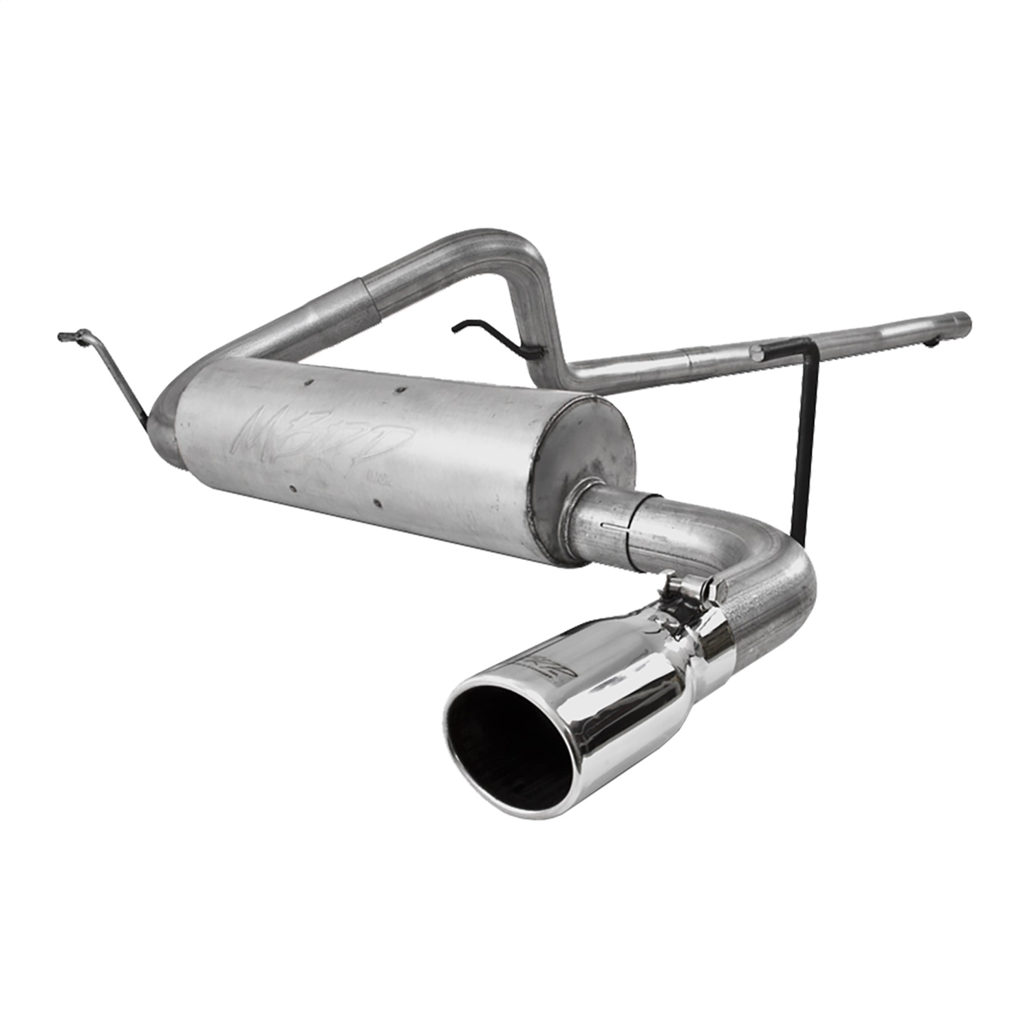 MBRP Exhaust S5502AL Armor Lite Cat Back Exhaust System Fits 07-11 Wrangler (JK)