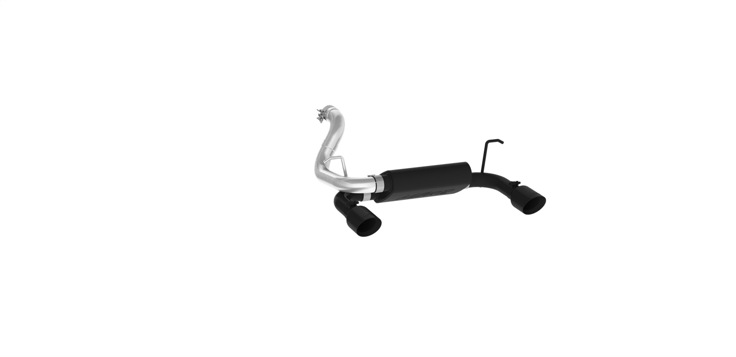 MBRP Exhaust S5529BLK Armor BLK Axle Back Exhaust System Fits Wrangler (JL)