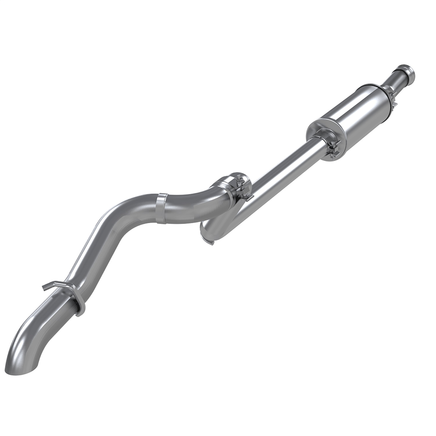 MBRP Exhaust S5533AL Armor Lite Cat Back Exhaust System Fits 18-25 Wrangler (JL)