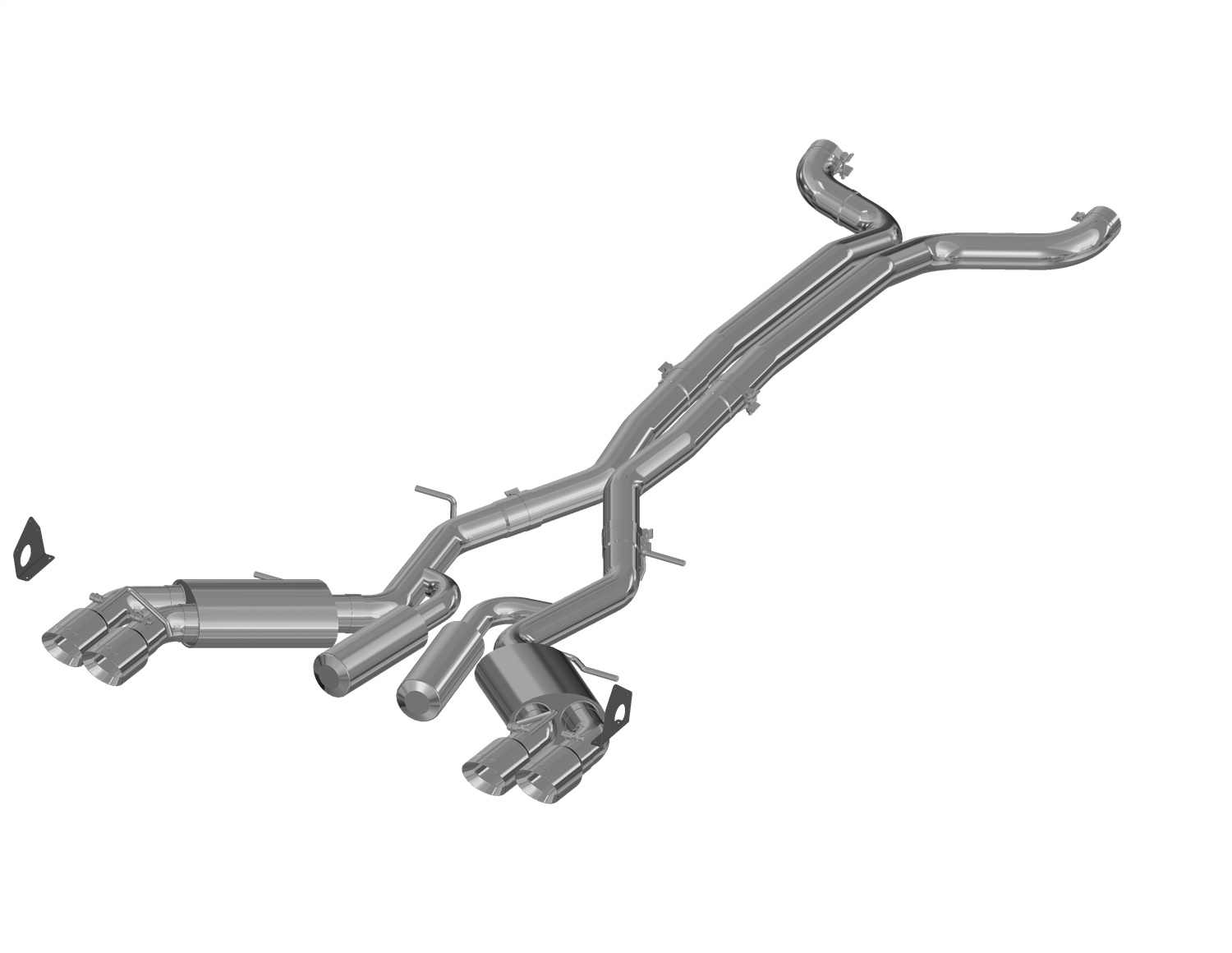 MBRP Exhaust S7032409 Armor Plus Cat Back Exhaust System Fits 16-23 Camaro