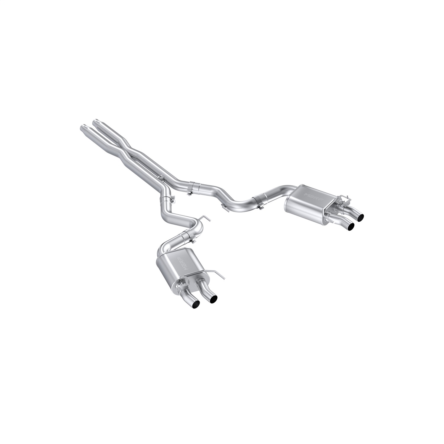 MBRP Exhaust S7201304 Armor Pro Cat Back Exhaust System Fits 16-20 Mustang