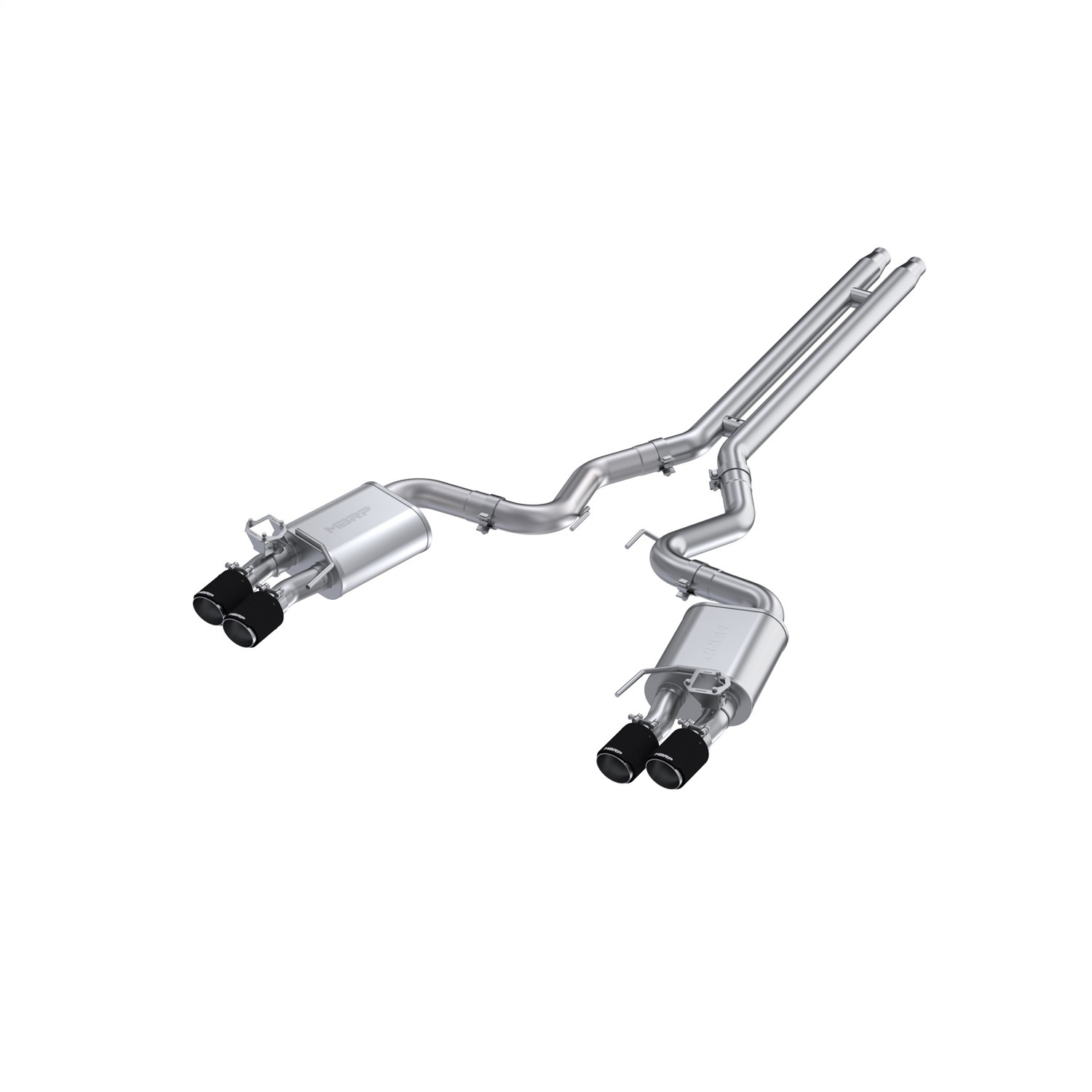 MBRP Exhaust S72093CF Armor Pro Cat Back Exhaust System Fits 18-23 Mustang