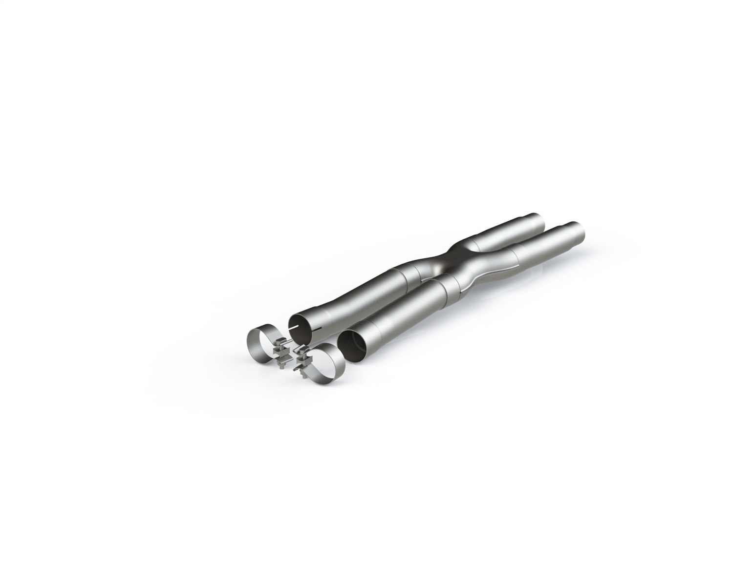 MBRP Exhaust S7213AL Armor Lite Resonator Delete X Pipe Fits 15-25 Mustang