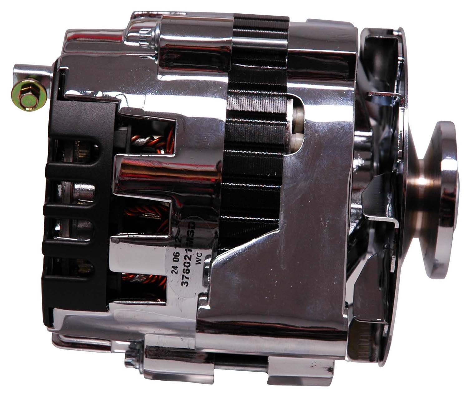 Msd Ignition 5362 Dynaforce Alternator Straight Mount 160 Amp Chrome eBay