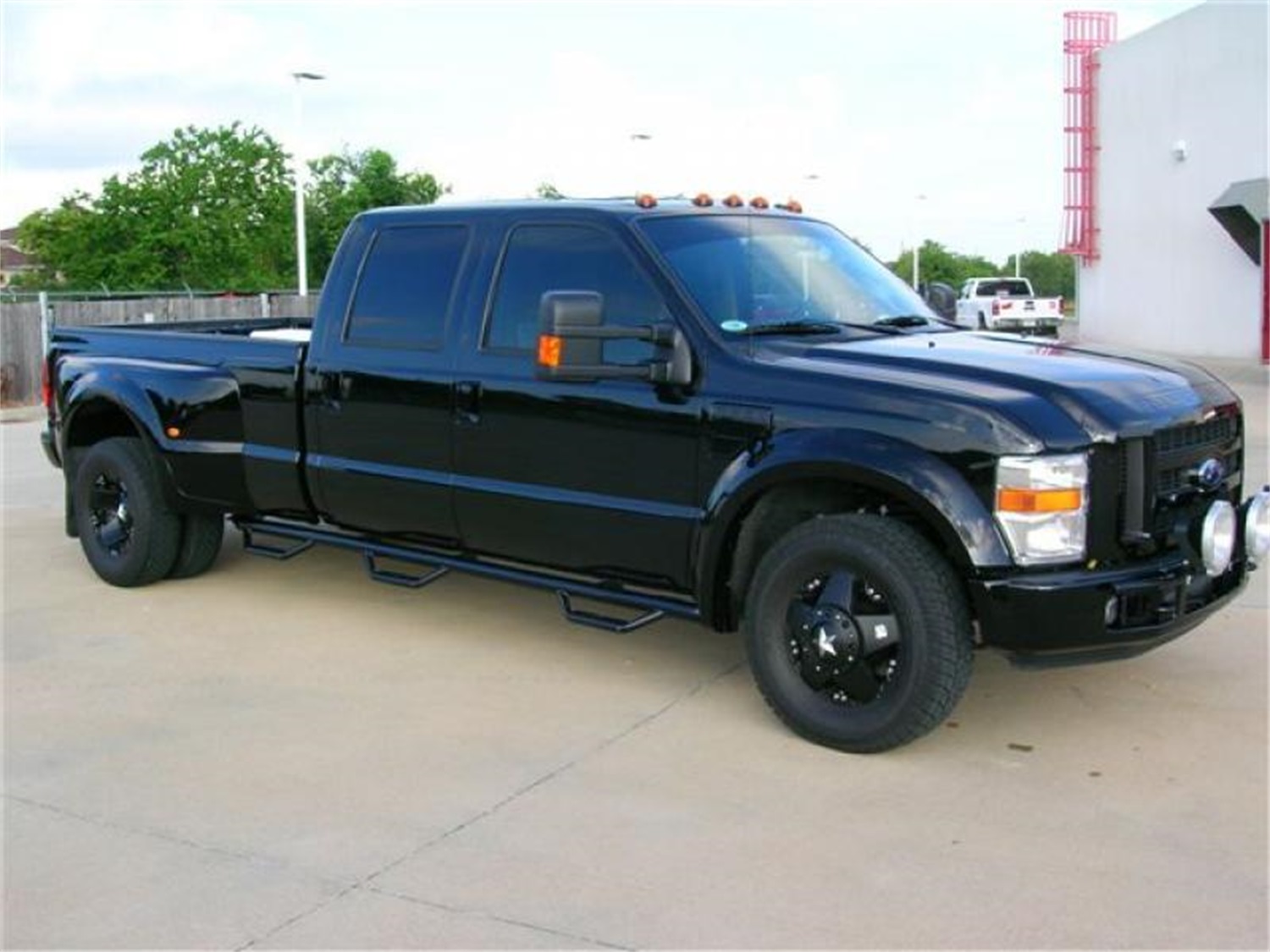 Custom step bars for ford f350 crew cab truck #8