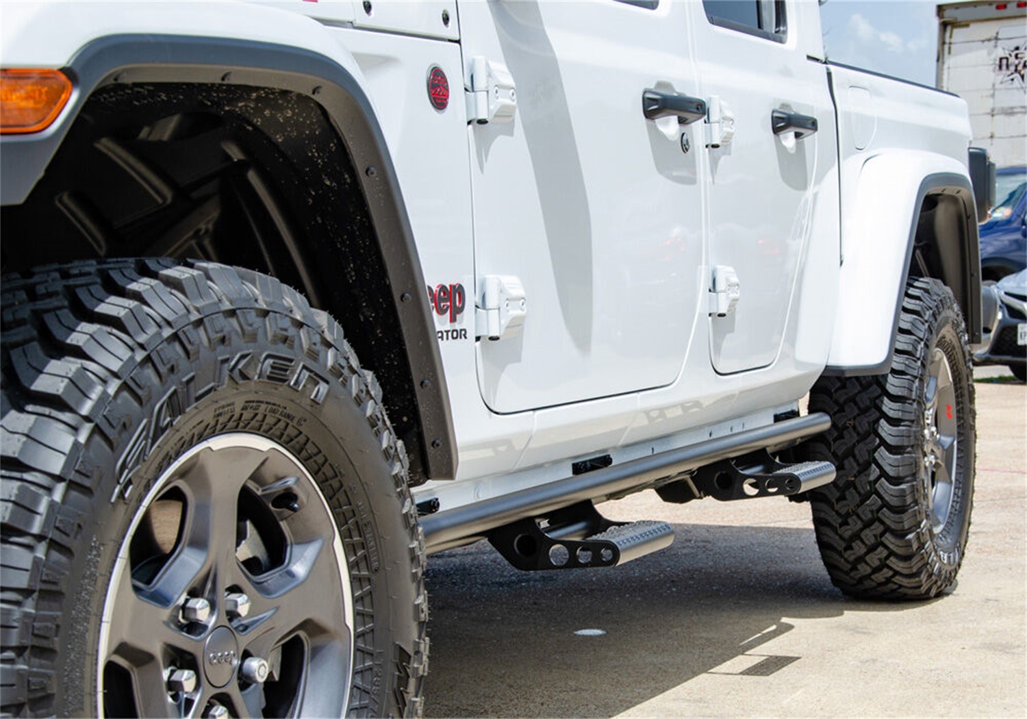 N Fab Rkr Full Length Step System For 2020 Jeep Gladiator Jt 4