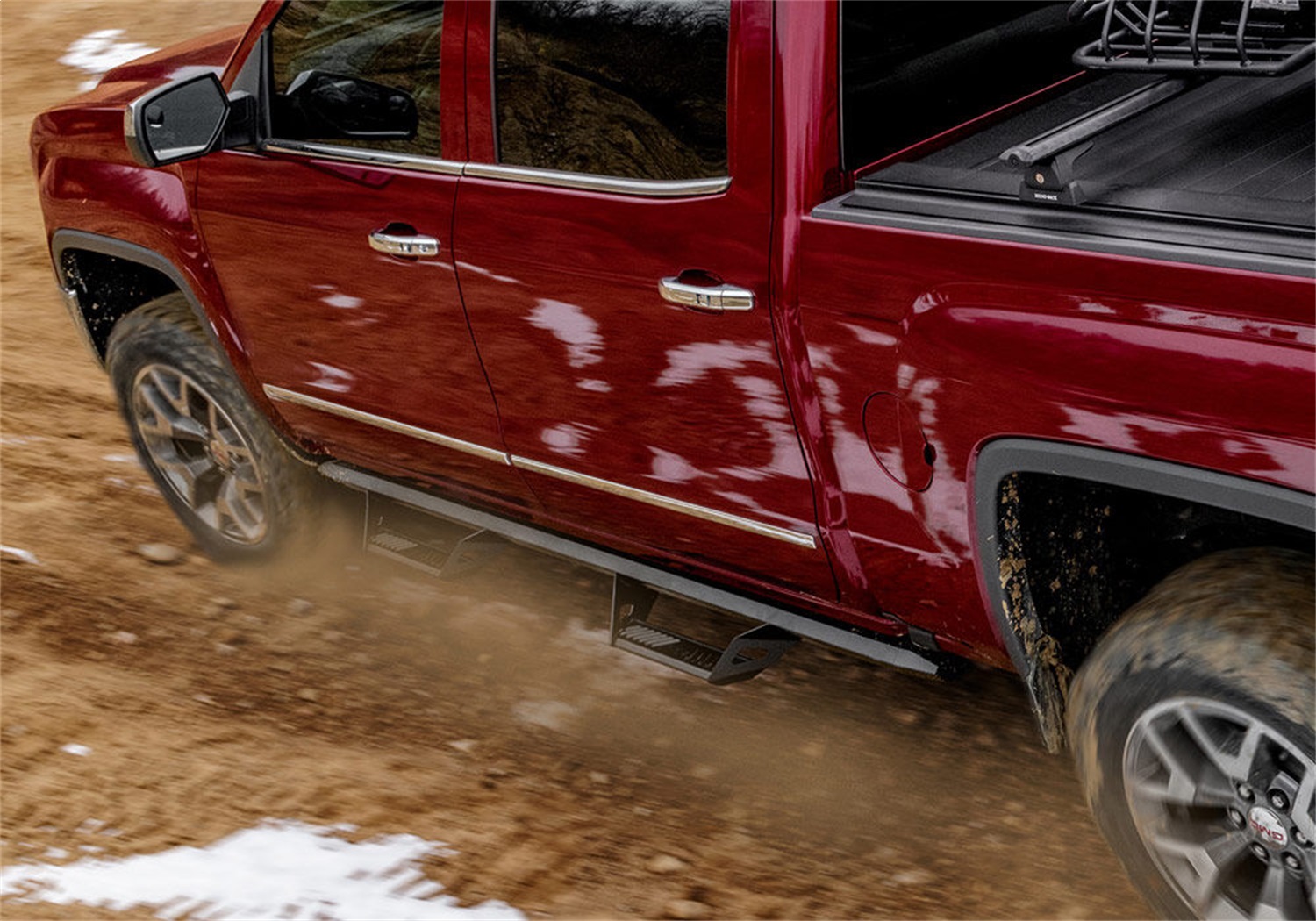 N-Fab PRJ0763-TX Predator Pro Cab Length Step Fits 07-18 Wrangler (JK)