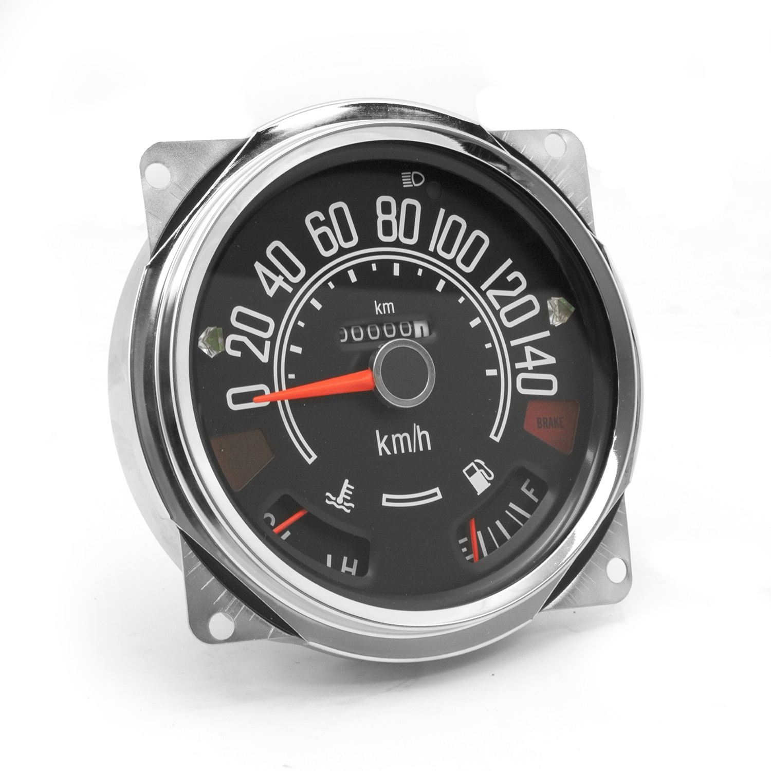Omix-Ada Speedometer Cluster, 0-140 KPH Fit 80-86 Jeep CJ5/CJ7/CJ8