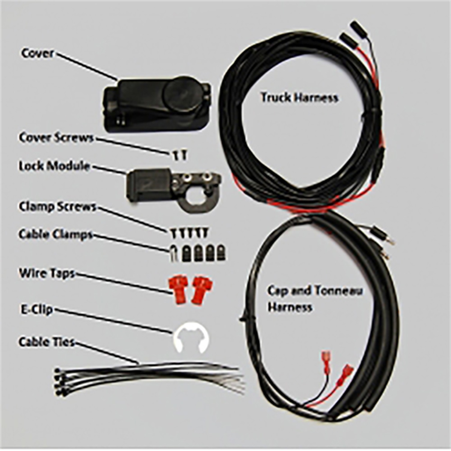 Pop Lock Pl9000 Black Power Pop Tailgate Lock Kit For Hard Shell Tonneau Cover