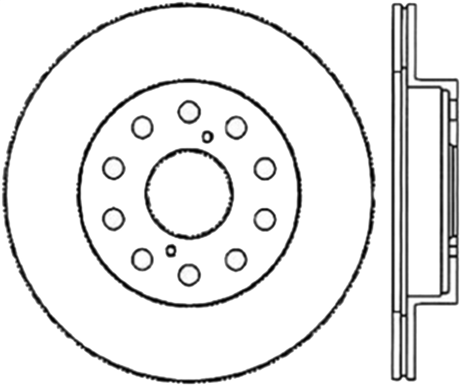 StopTech 126.44072CSR Sport Cryo-Treated Slotted Disc Brake Rotor Fits 91-95 MR2