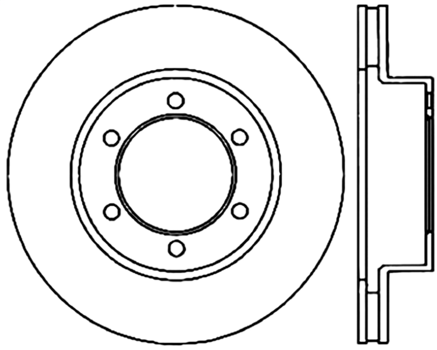 StopTech 126.44118CSL Sport Cryo-Treated Slotted Disc Brake Rotor