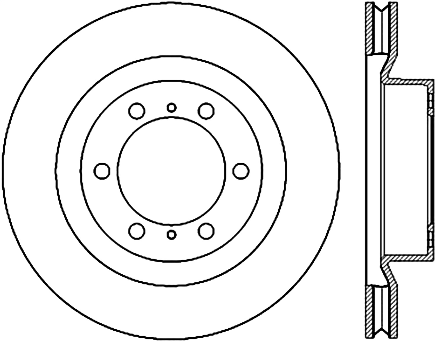 Stoptech Sport Slotted Cryo Brake Rotor; Front Left - 126.44174CSL