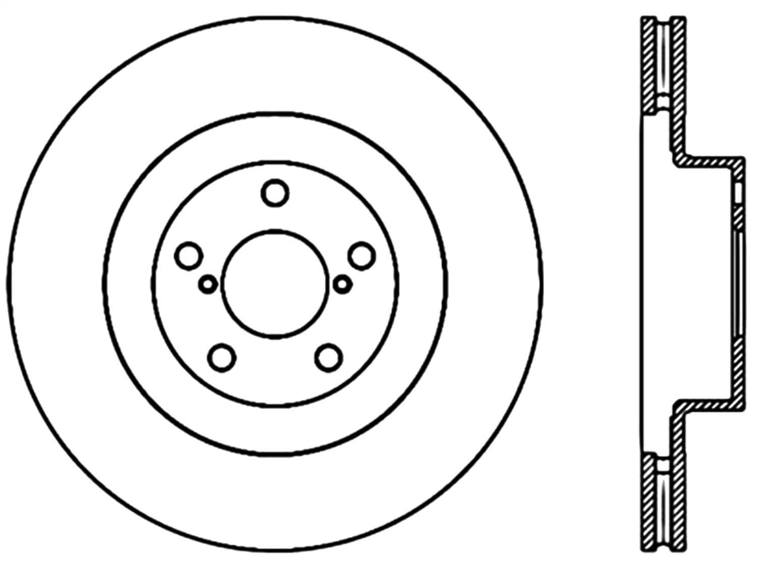 Stoptech Sport Slotted Cryo Brake Rotor; Front Right - 126.47018CSR