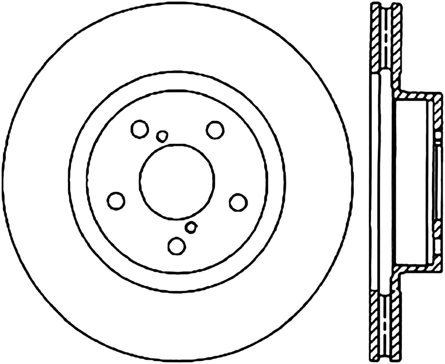 StopTech 126.47022CSL Sport Cryo-Treated Slotted Disc Brake Rotor