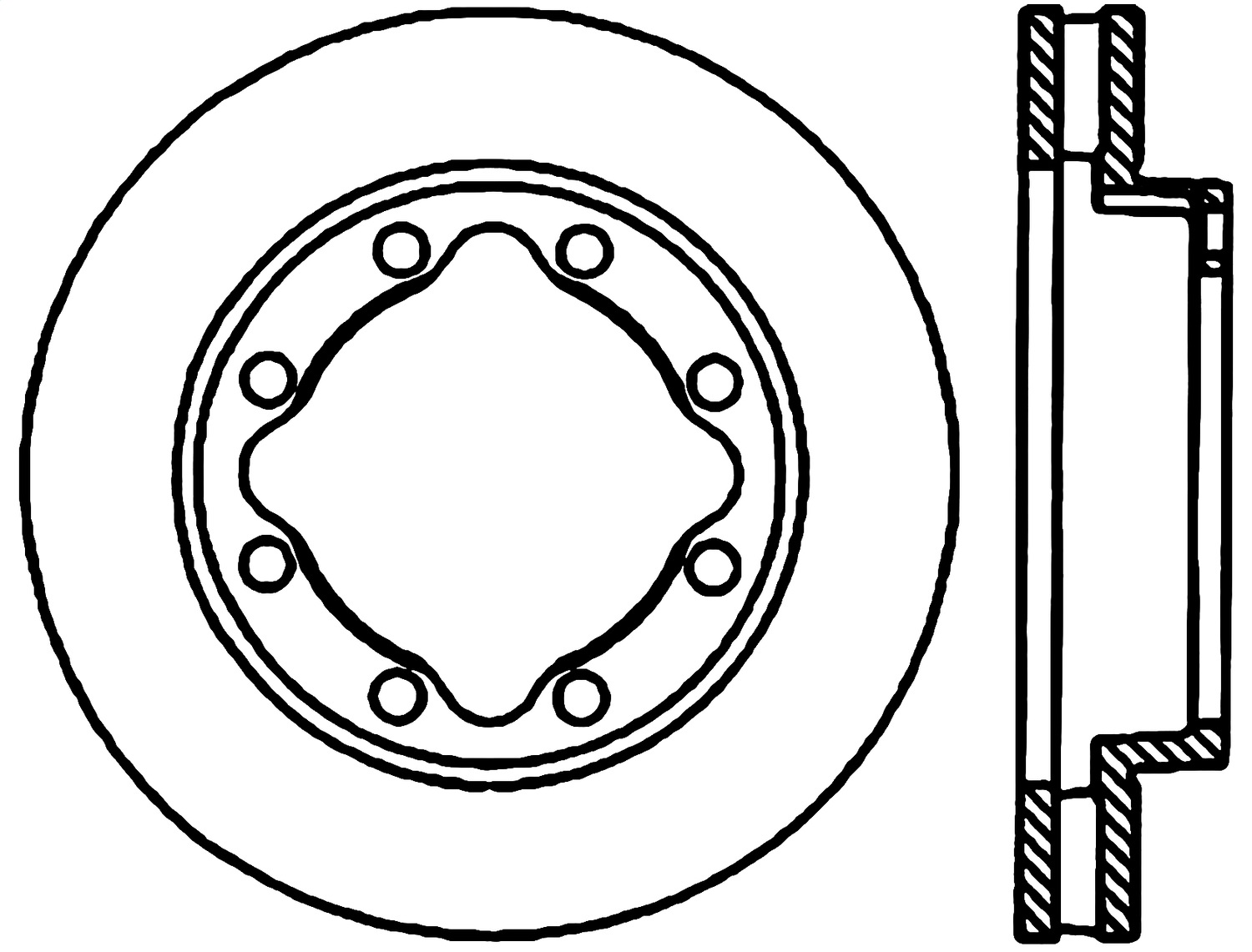 StopTech 126.66026CSL Sport Cryo-Treated Slotted Disc Brake Rotor