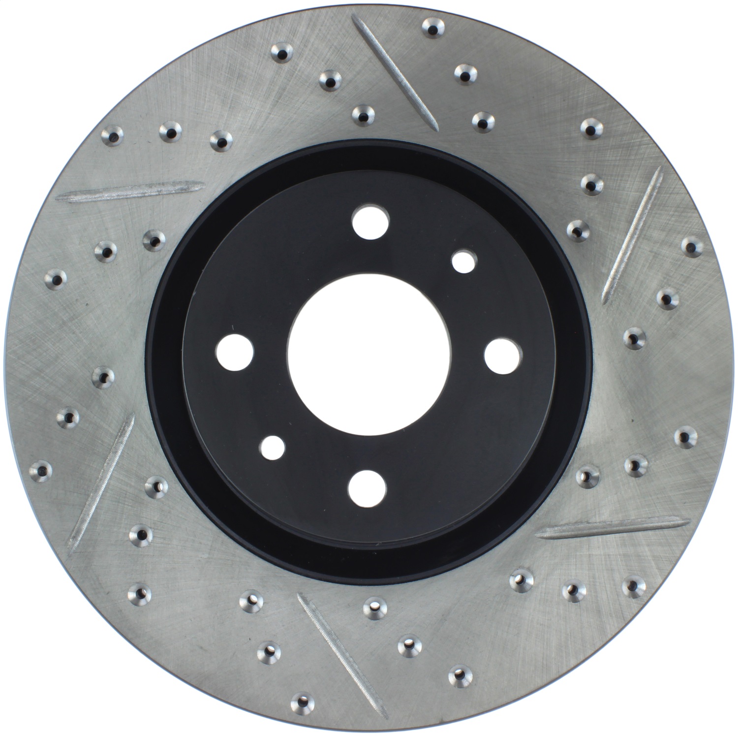StopTech 127.04004L Sport Cross-Drilled And Slotted Disc Brake Rotor
