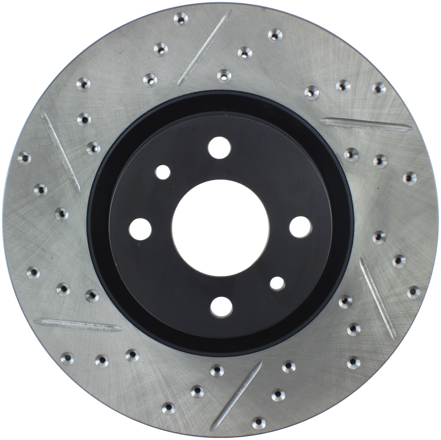 StopTech 127.04004R Sport Cross-Drilled And Slotted Disc Brake Rotor