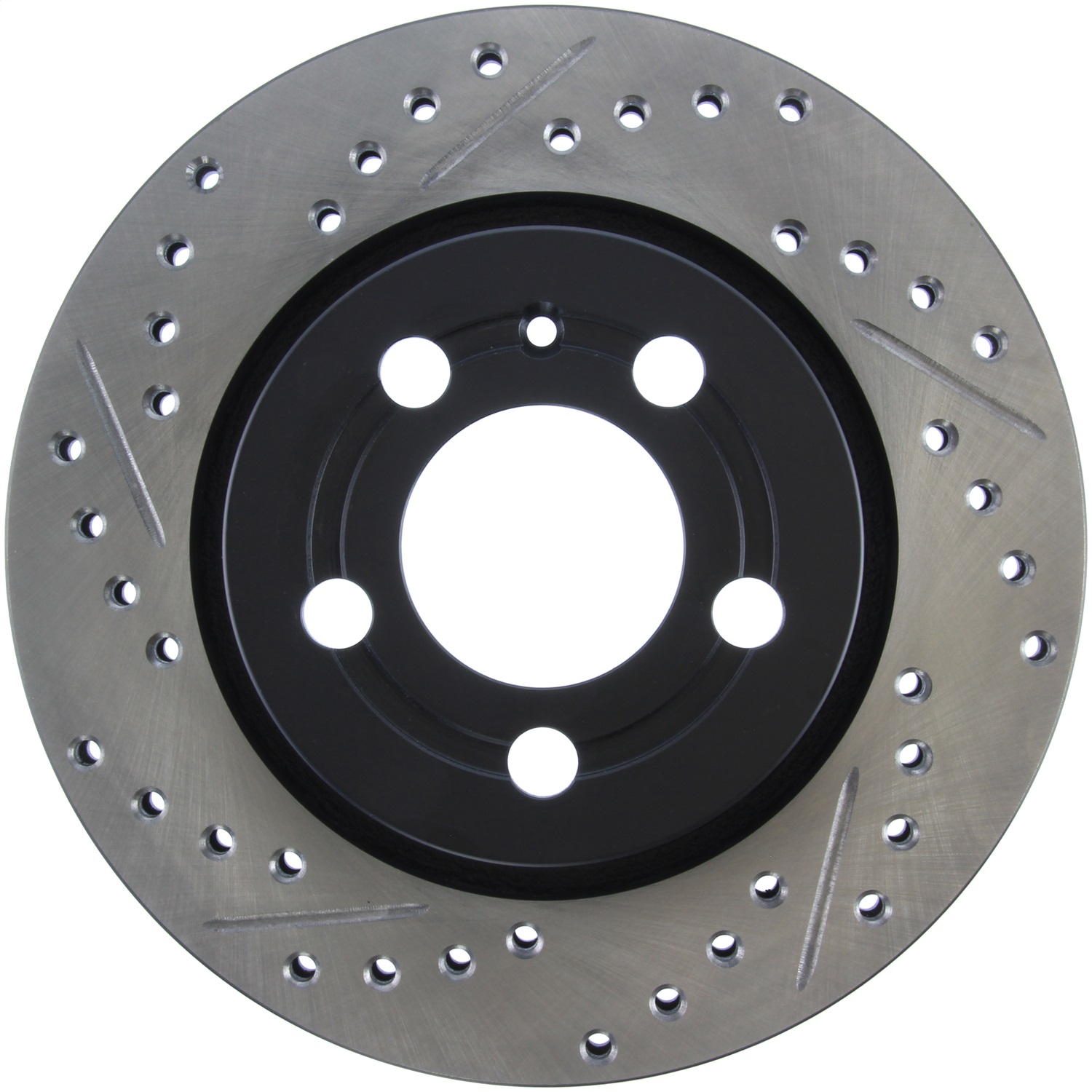 StopTech 127.33069R Sport Cross-Drilled And Slotted Disc Brake Rotor