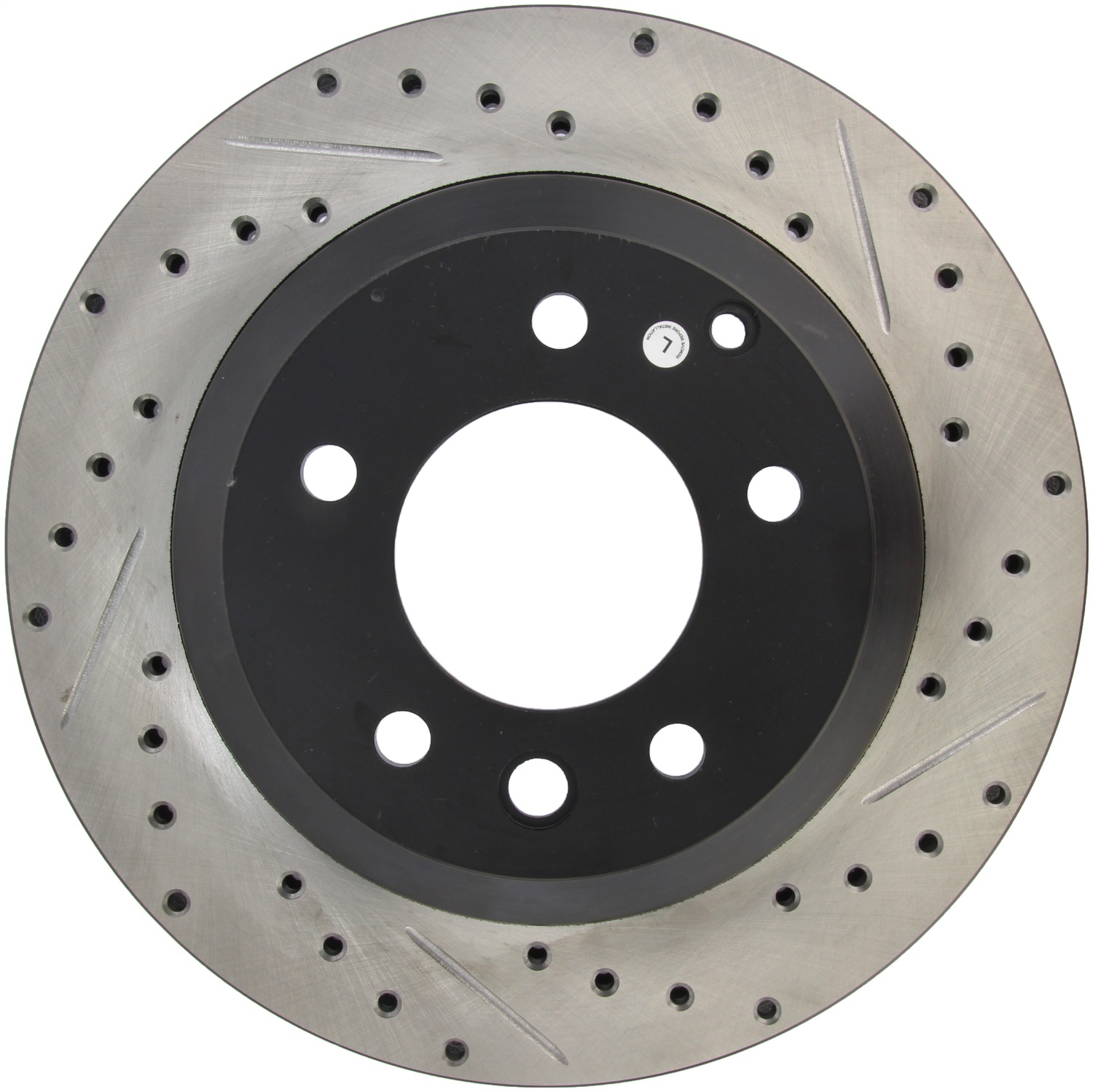 StopTech 127.33078L Sport Cross-Drilled And Slotted Disc Brake Rotor