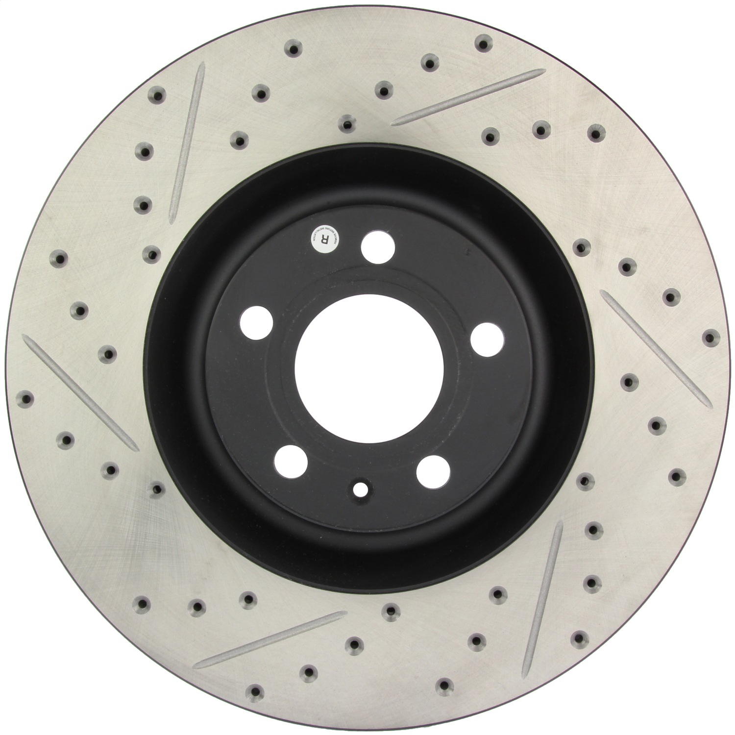 StopTech 127.33087R Sport Cross-Drilled And Slotted Disc Brake Rotor Fits S4