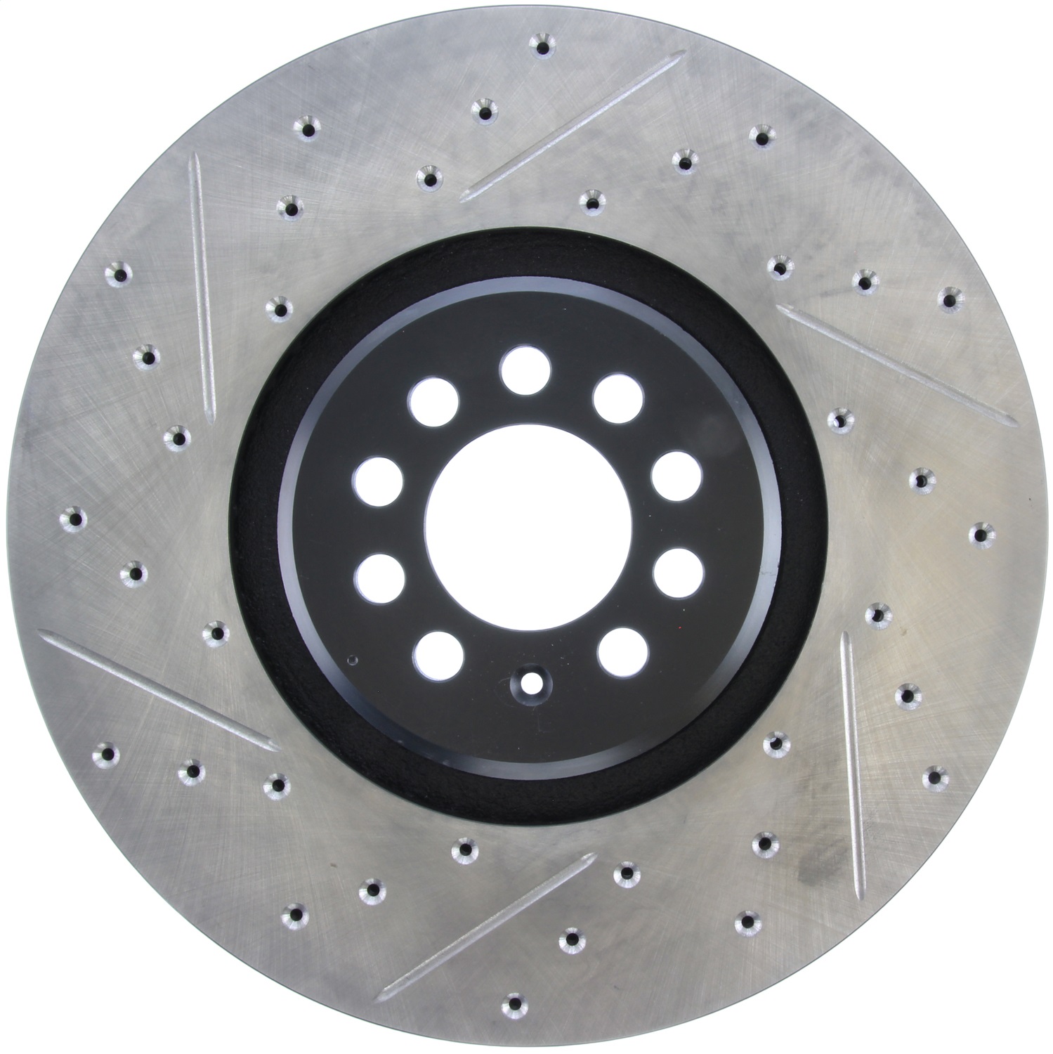 StopTech 127.33093R Sport Cross-Drilled And Slotted Disc Brake Rotor