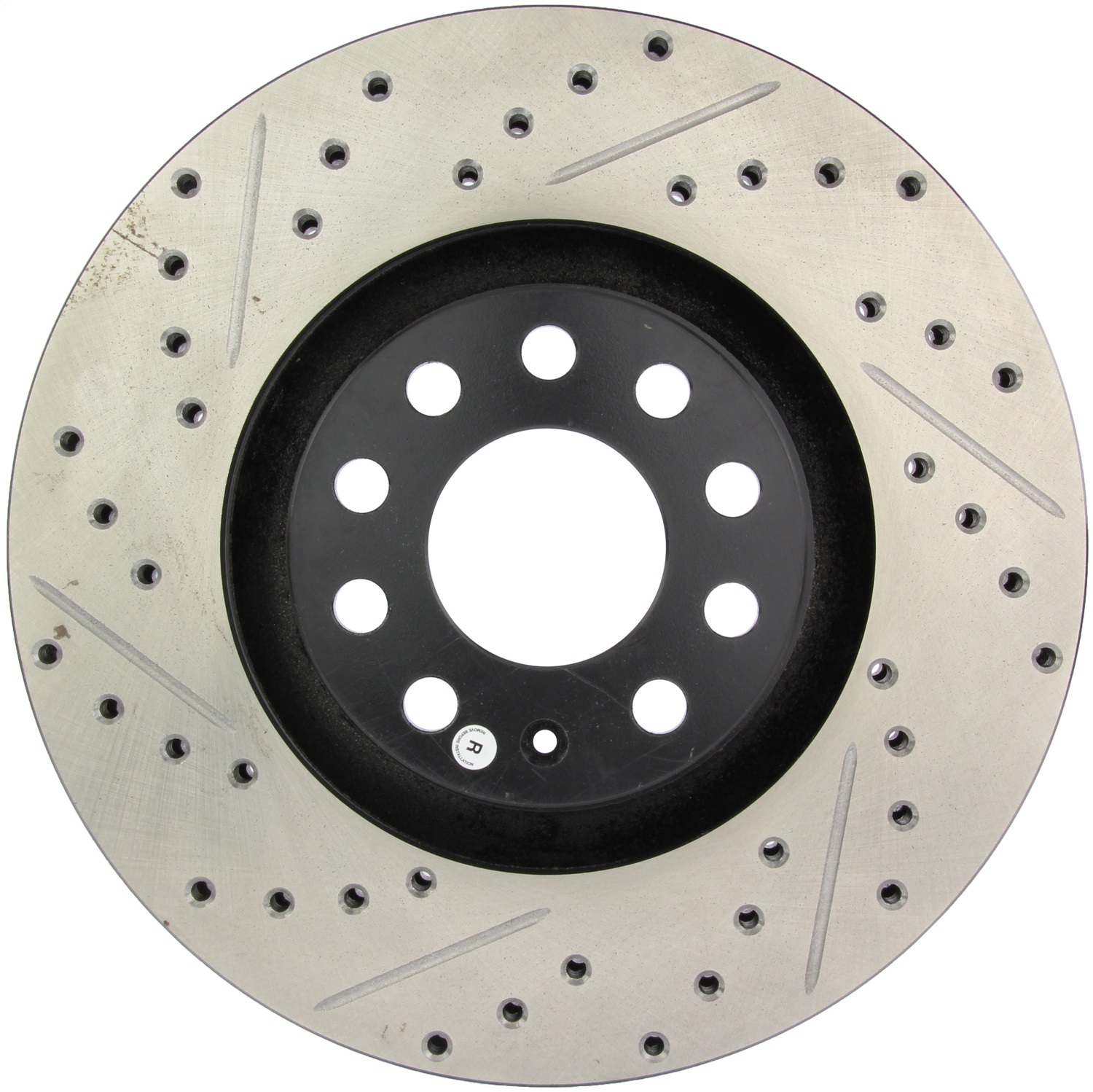 StopTech 127.33096R Sport Cross-Drilled And Slotted Disc Brake Rotor