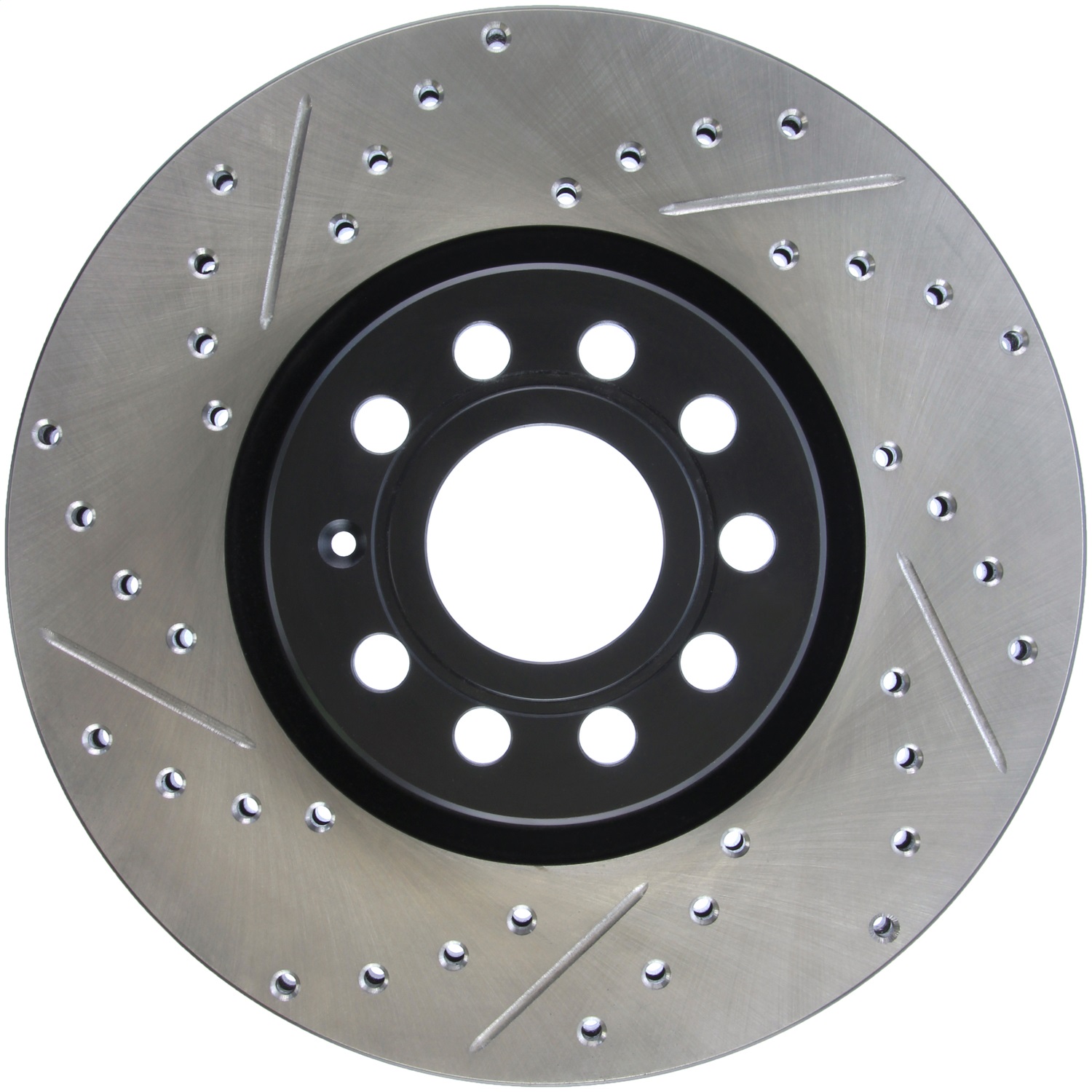 StopTech 127.33098R Sport Cross-Drilled And Slotted Disc Brake Rotor