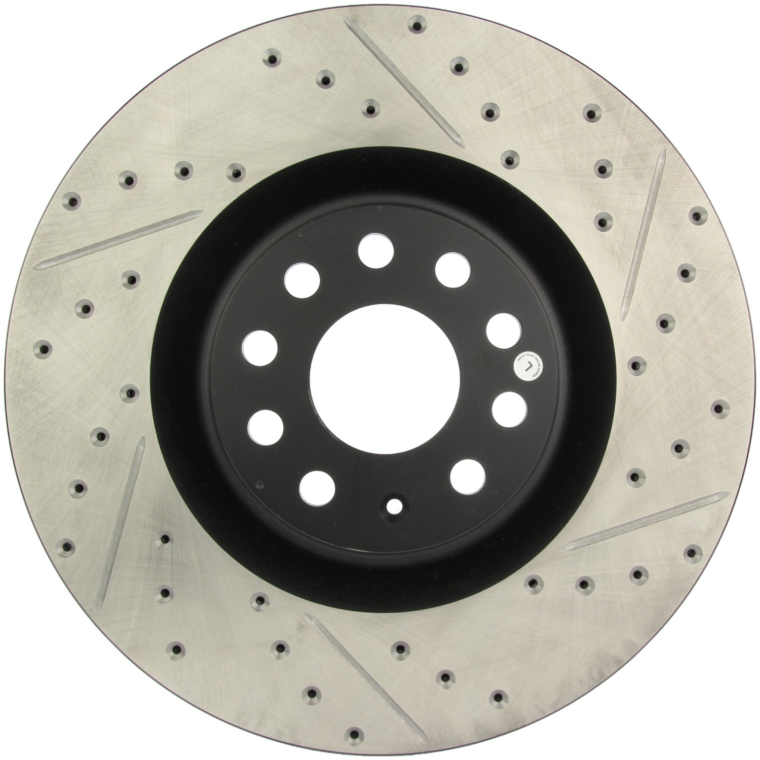 StopTech 127.33112L Sport Cross-Drilled And Slotted Disc Brake Rotor