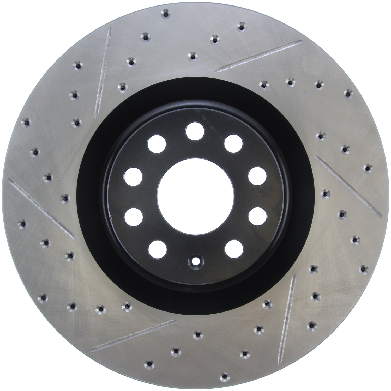 StopTech 127.33112R Sport Cross-Drilled And Slotted Disc Brake Rotor