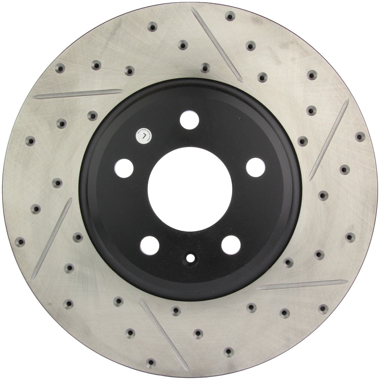 StopTech 127.33123L Sport Cross-Drilled And Slotted Disc Brake Rotor