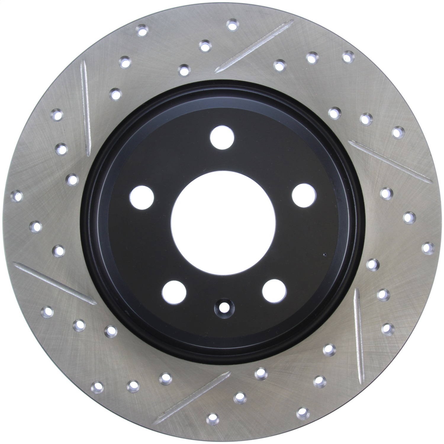 StopTech 127.33127R Sport Cross-Drilled And Slotted Disc Brake Rotor