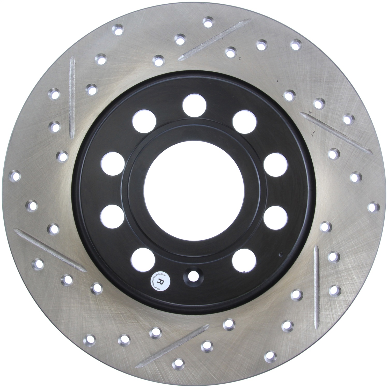 StopTech 127.33131R Sport Cross-Drilled And Slotted Disc Brake Rotor