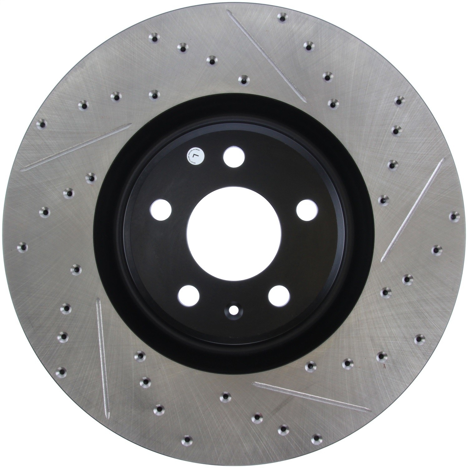 StopTech 127.33134L Sport Cross-Drilled And Slotted Disc Brake Rotor
