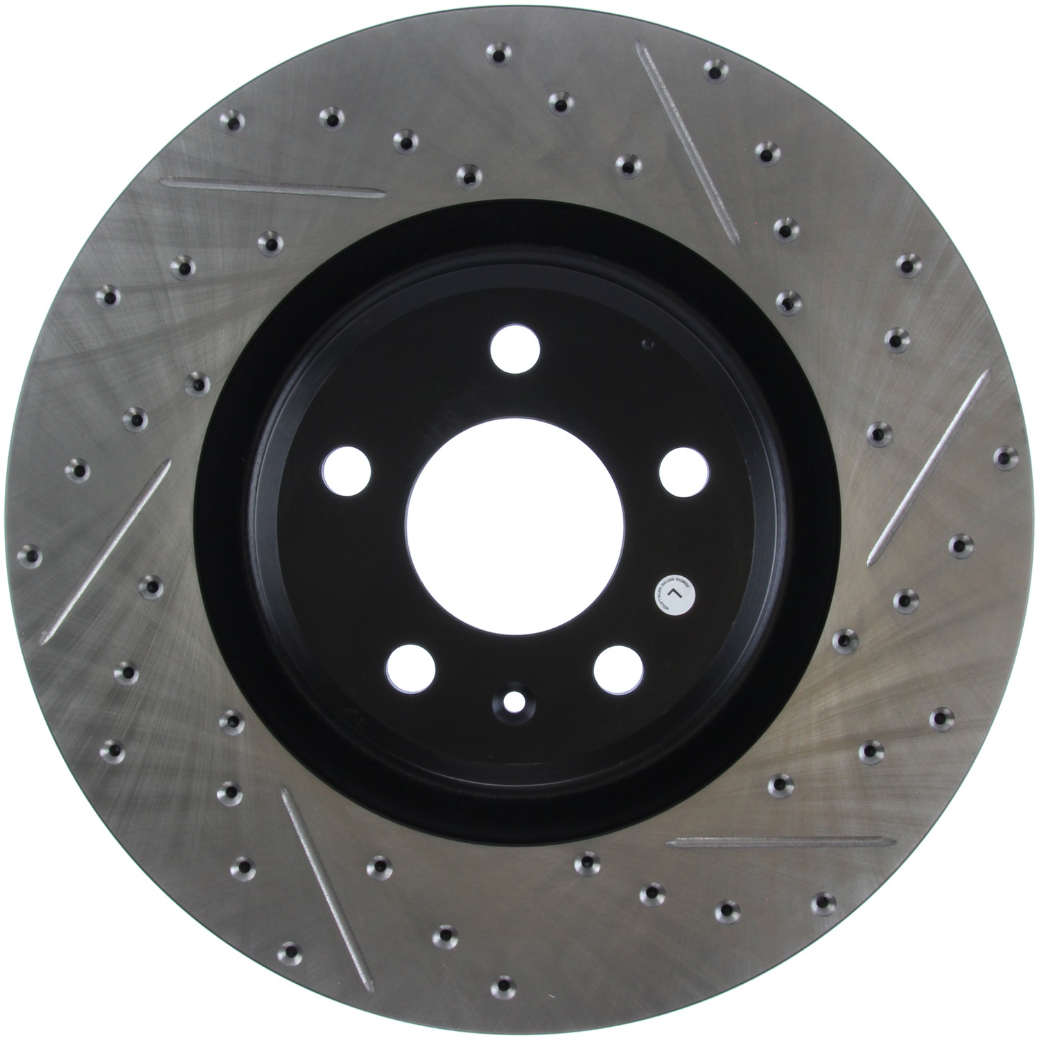 StopTech 127.33138L Sport Cross-Drilled And Slotted Disc Brake Rotor