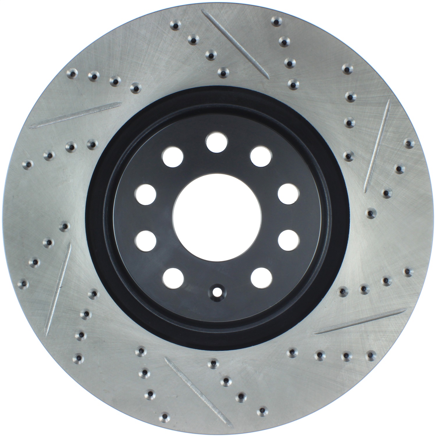 StopTech 127.33144L Sport Cross-Drilled And Slotted Disc Brake Rotor