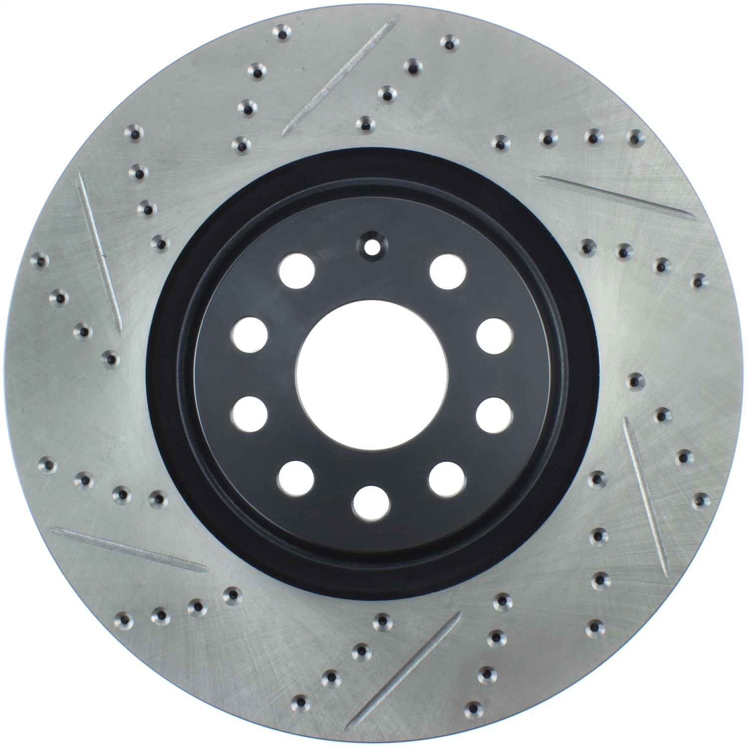 StopTech 127.33144R Sport Cross-Drilled And Slotted Disc Brake Rotor